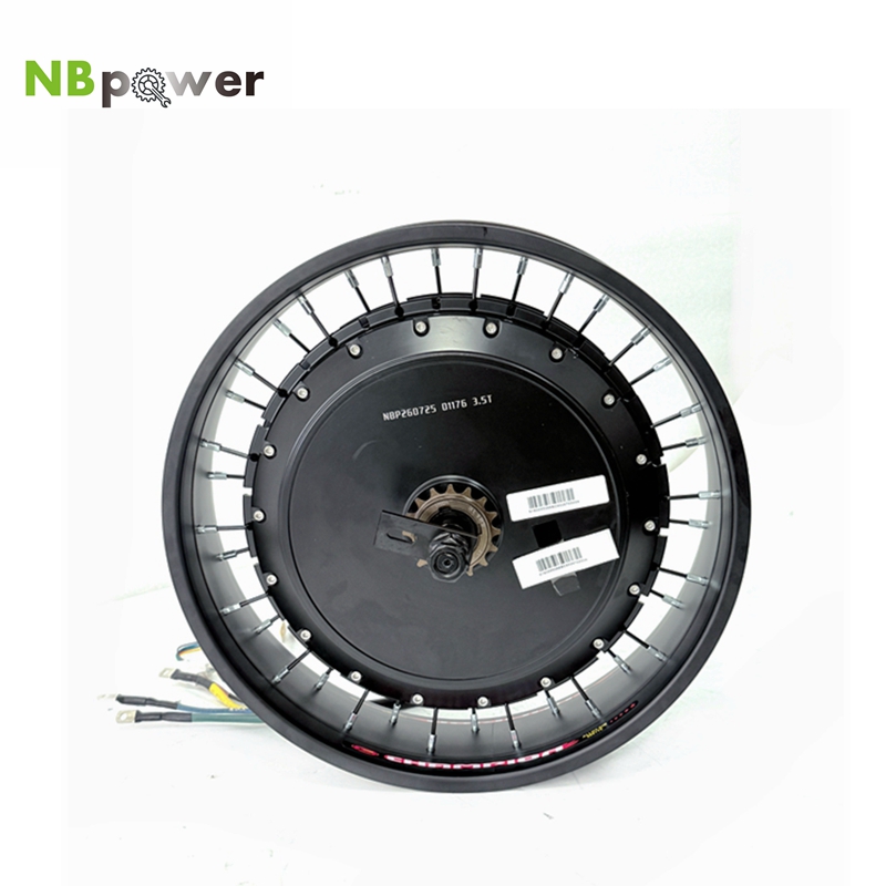 72V 8000W Brushless Hub Motor - NBpower/QS V3 273 40H Motore Posteriore