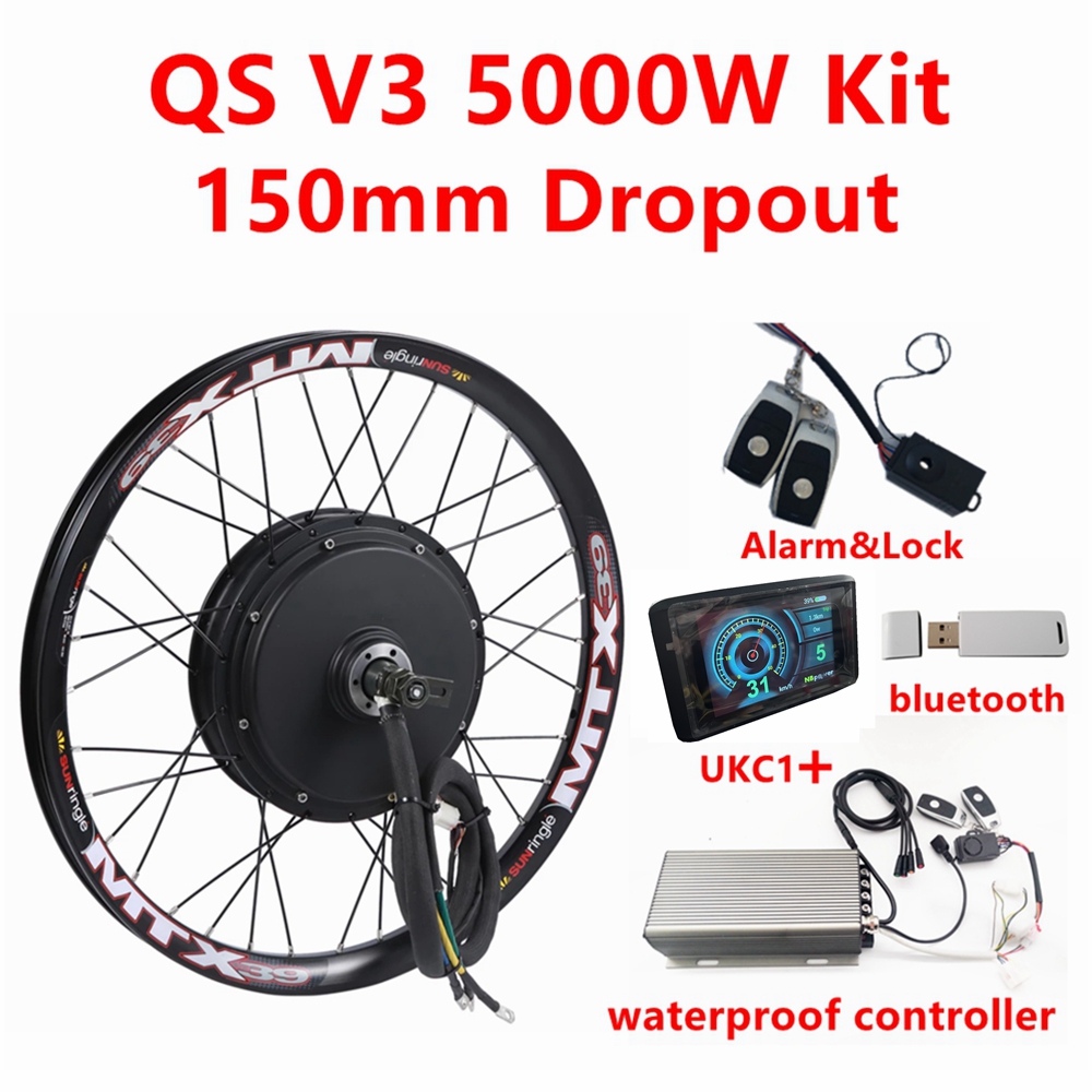 5000W Hub Motor Kit 72V - QS205 V3 48-72v 5000W 3.5T/5T ruota