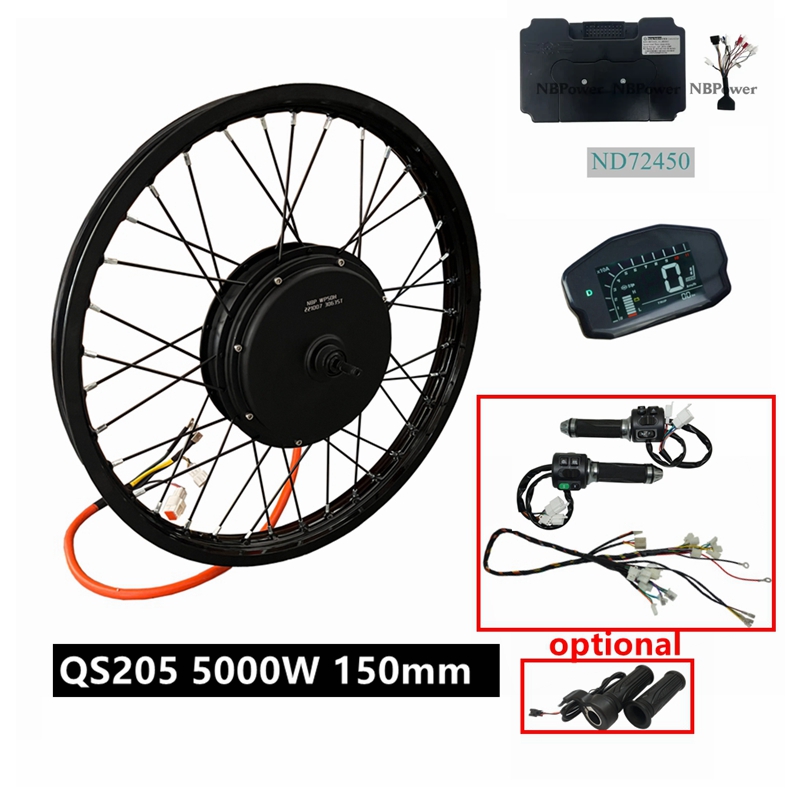 Kit E-bike NBpower/QS205 V3 72 - 5000W Hub Motor Kit 72V recensione e prezzo